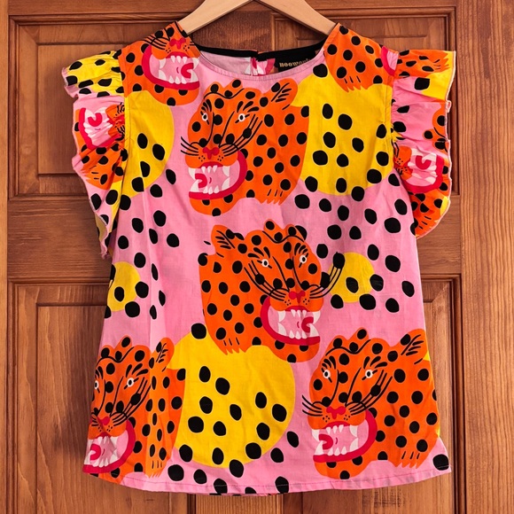 NOOWORKS MICOTTI CAT RUFFLE TOP small - Picture 2 of 4